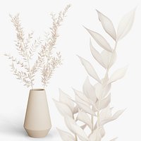 Decor Set 61 Ruscus in a vase