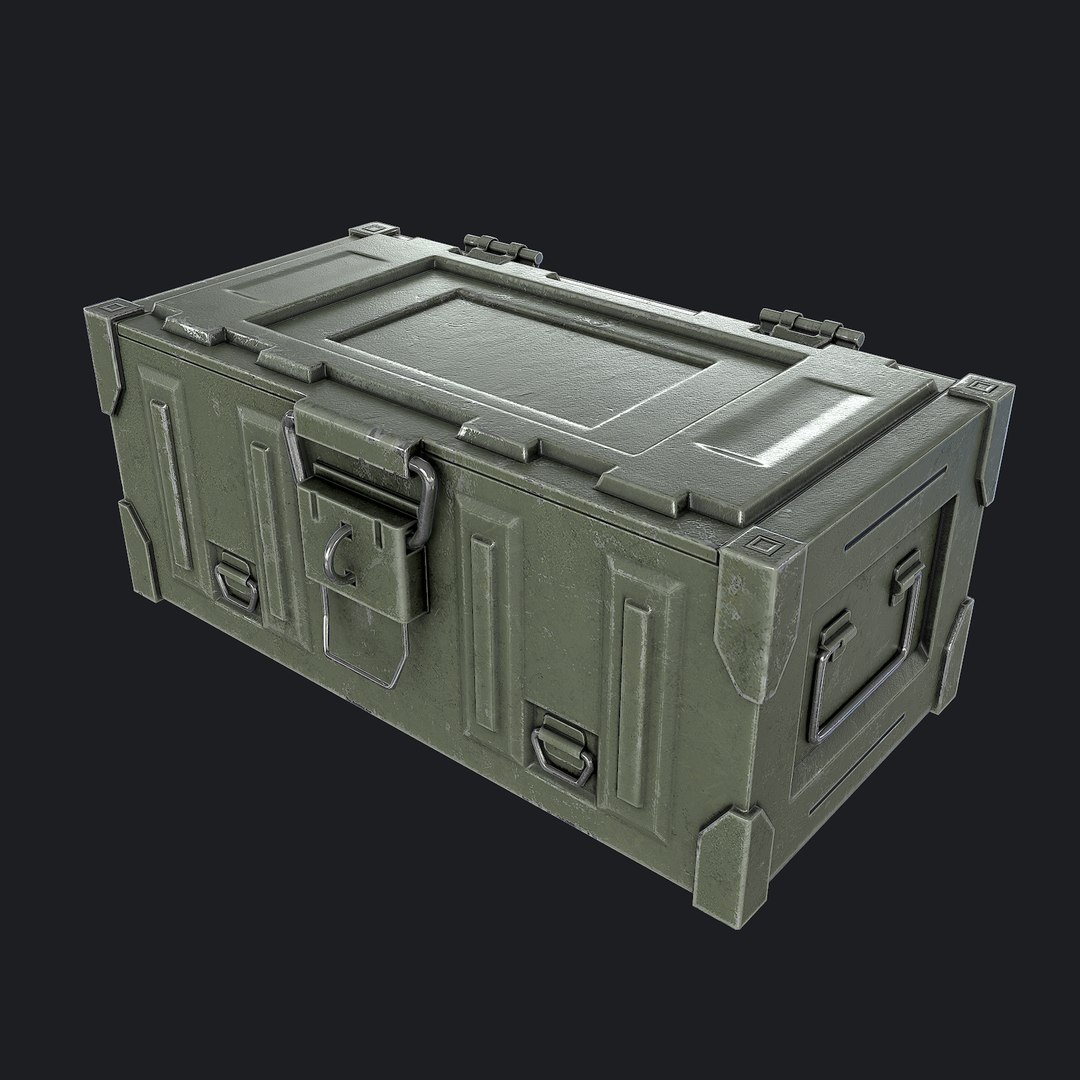 Ammo Crate 2 3d Max