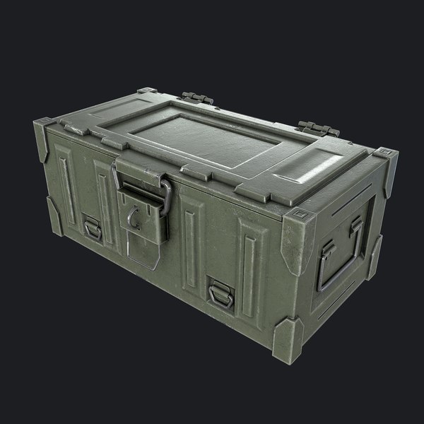 ammo crate 2 3d max