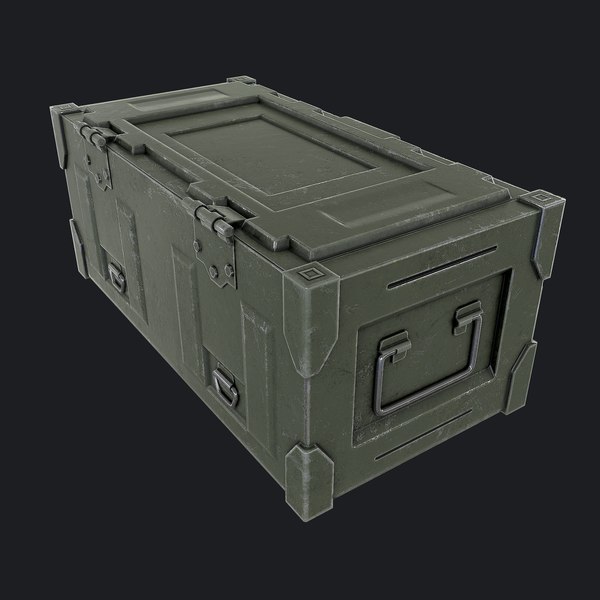 ammo crate 2 3d max