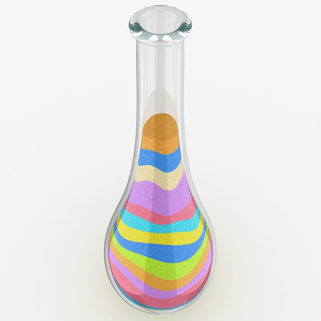 realistic colored sand 02 3d 3ds