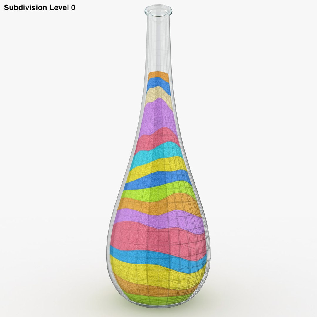 realistic colored sand 02 3d 3ds