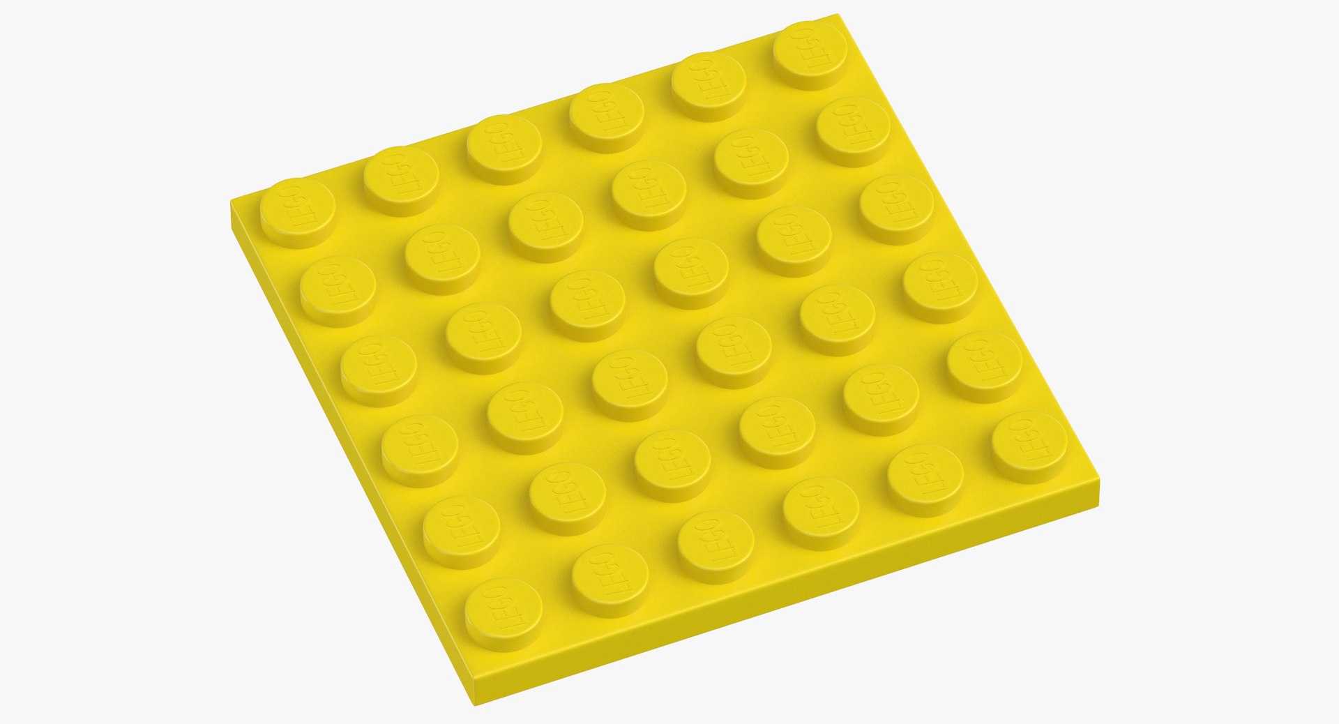 3D Lego Plate 6x6 Flame TurboSquid 1409513