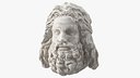 Zeus Head Sculpture