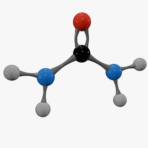 Urea Molecule 3D model