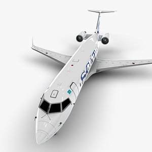 airlines bombardier crj 200 3D