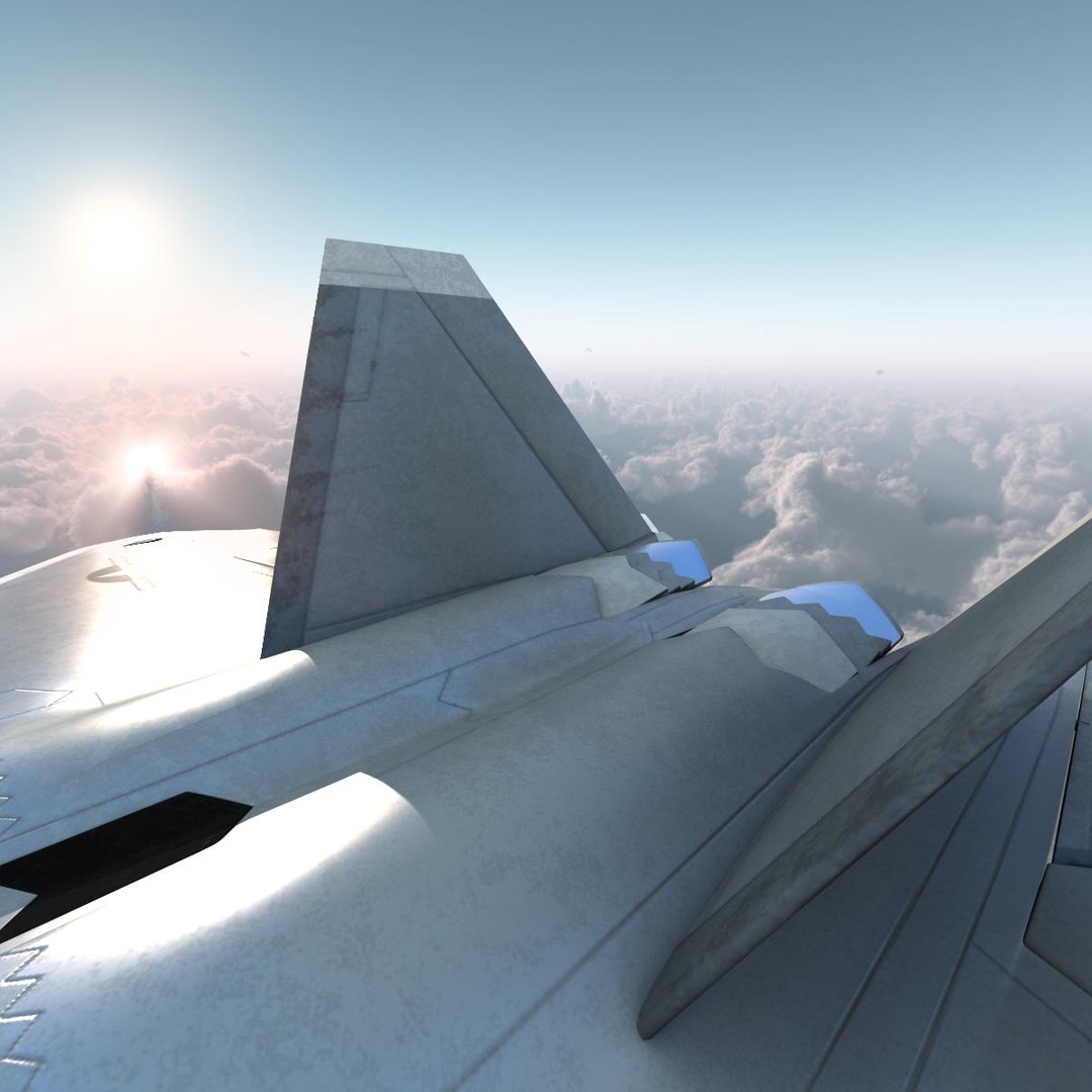 3d realistic f-22 raptor v2