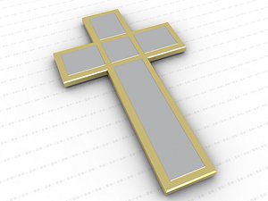 cross 3D model