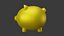 Gold Piggy Bank