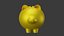 Gold Piggy Bank