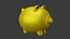 Gold Piggy Bank