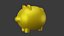 Gold Piggy Bank