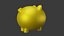Gold Piggy Bank