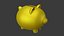 Gold Piggy Bank