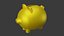 Gold Piggy Bank