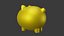 Gold Piggy Bank