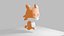 Cartoon Fox 3D model