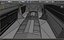 SCI FI INTERIOR SCENE SPACE SHIP Low-poly 3D model