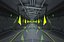 SCI FI INTERIOR SCENE SPACE SHIP Low-poly 3D model