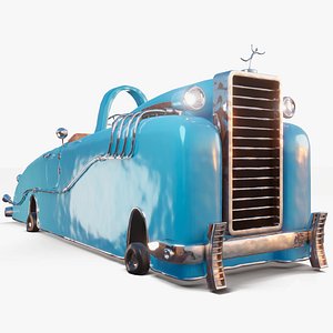 3D model Stylized Cartoon Car