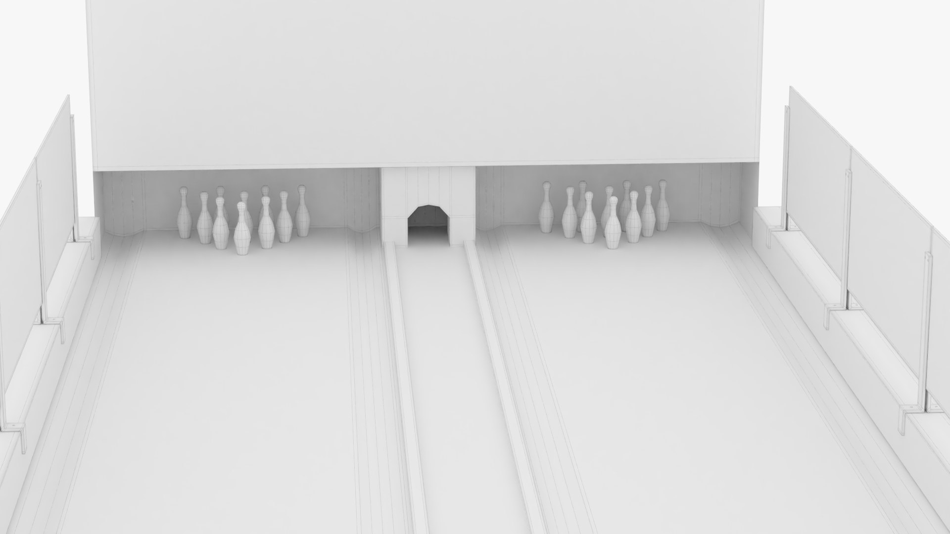 Mini Bowling System Model - TurboSquid 2193205