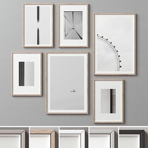 frame picture set 3D model