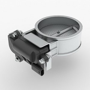 Electric Exhaust Valve 3D model