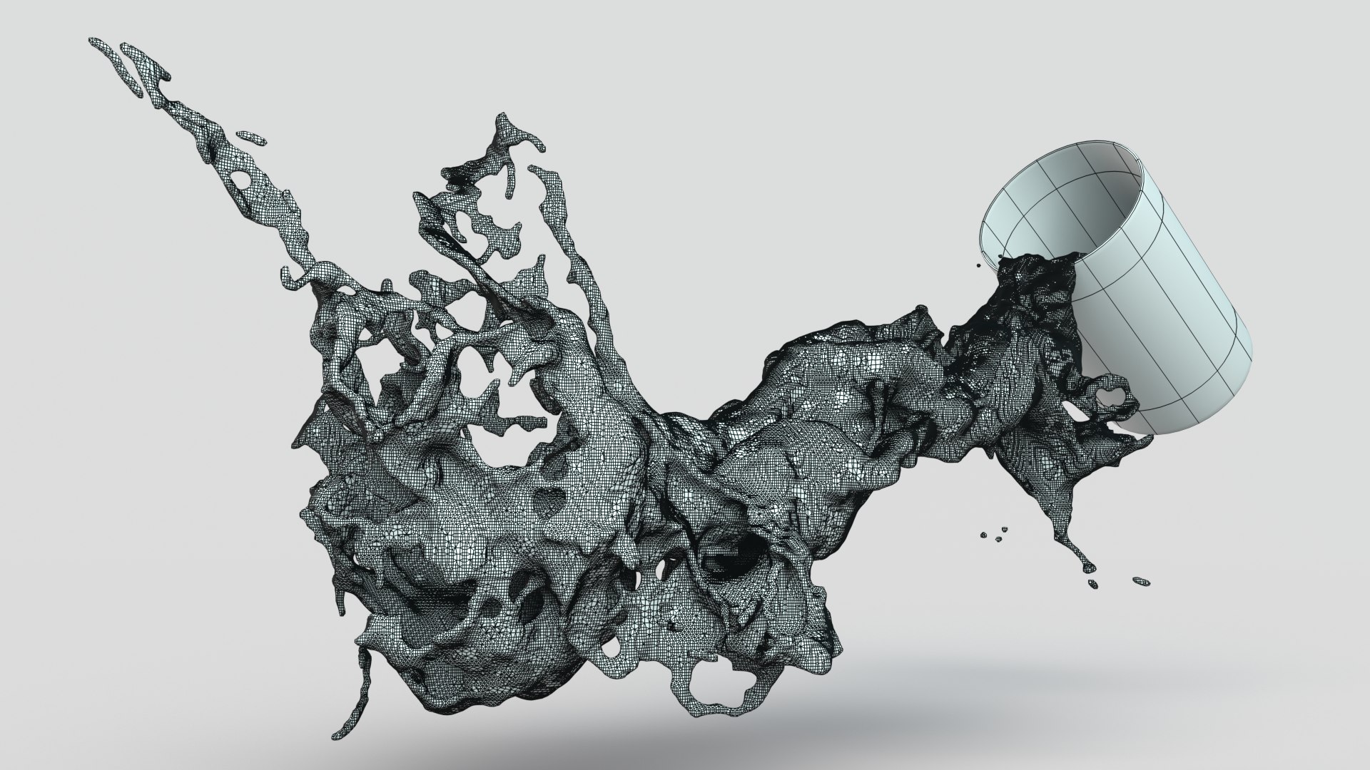 3D Splash Water Liquid - TurboSquid 1530095