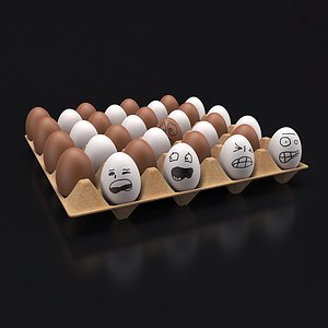Emotional egg tray