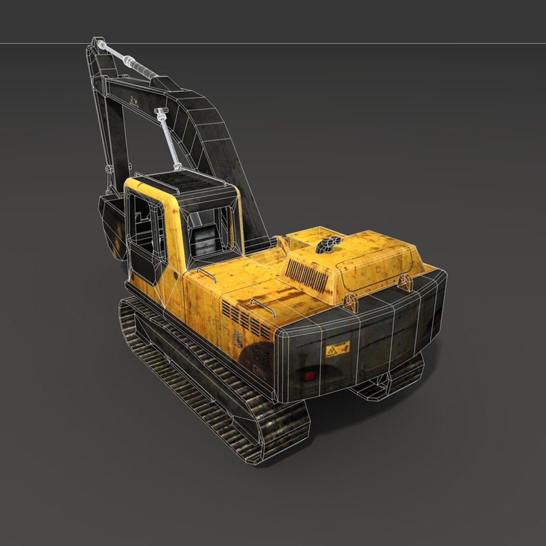 3d Model Excavator