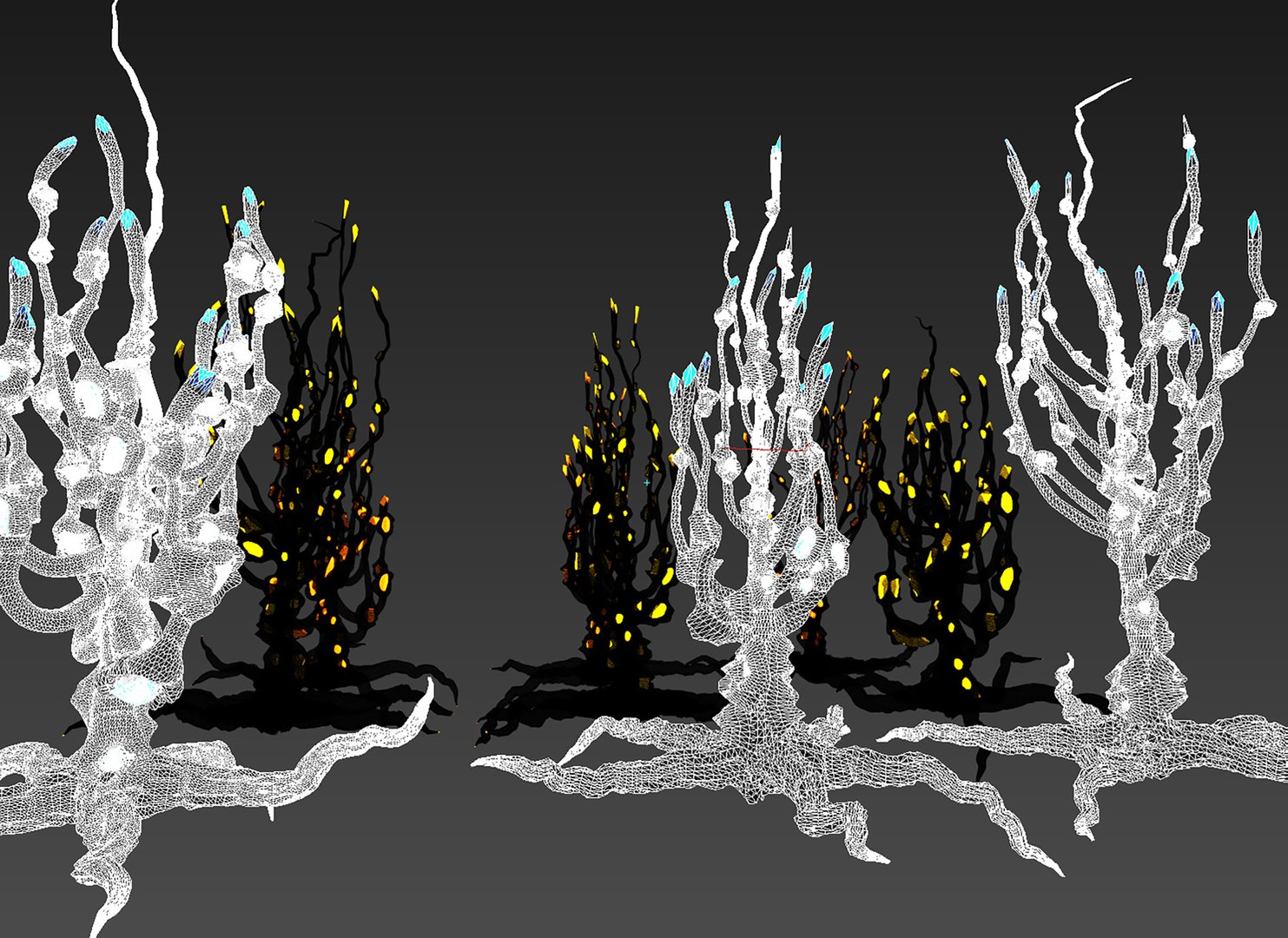 ALIEN PLANTS Model - TurboSquid 2290095