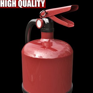 3ds realistic extinguisher