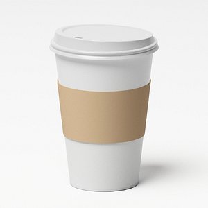 3D Starbucks Venti size Paper Cup