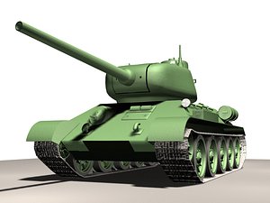 t-34 tank 3d max