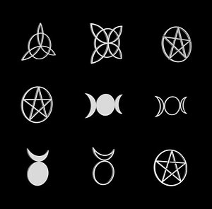 3ds max wiccan pagan pentagrams
