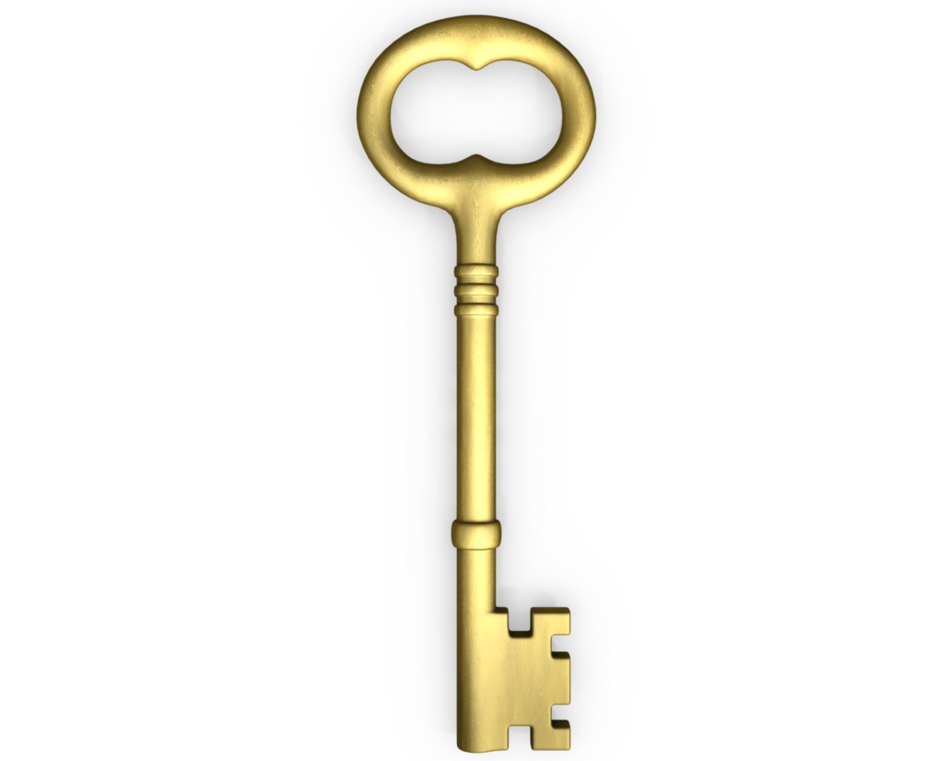 Obj Brass Skeleton Key