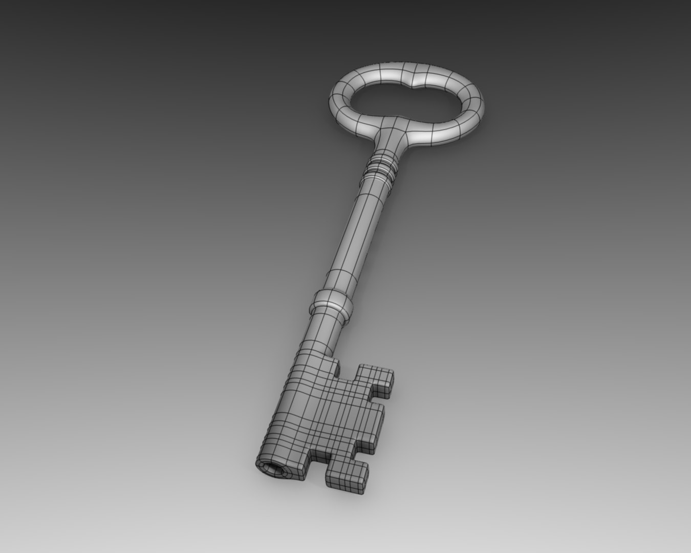 Obj Brass Skeleton Key