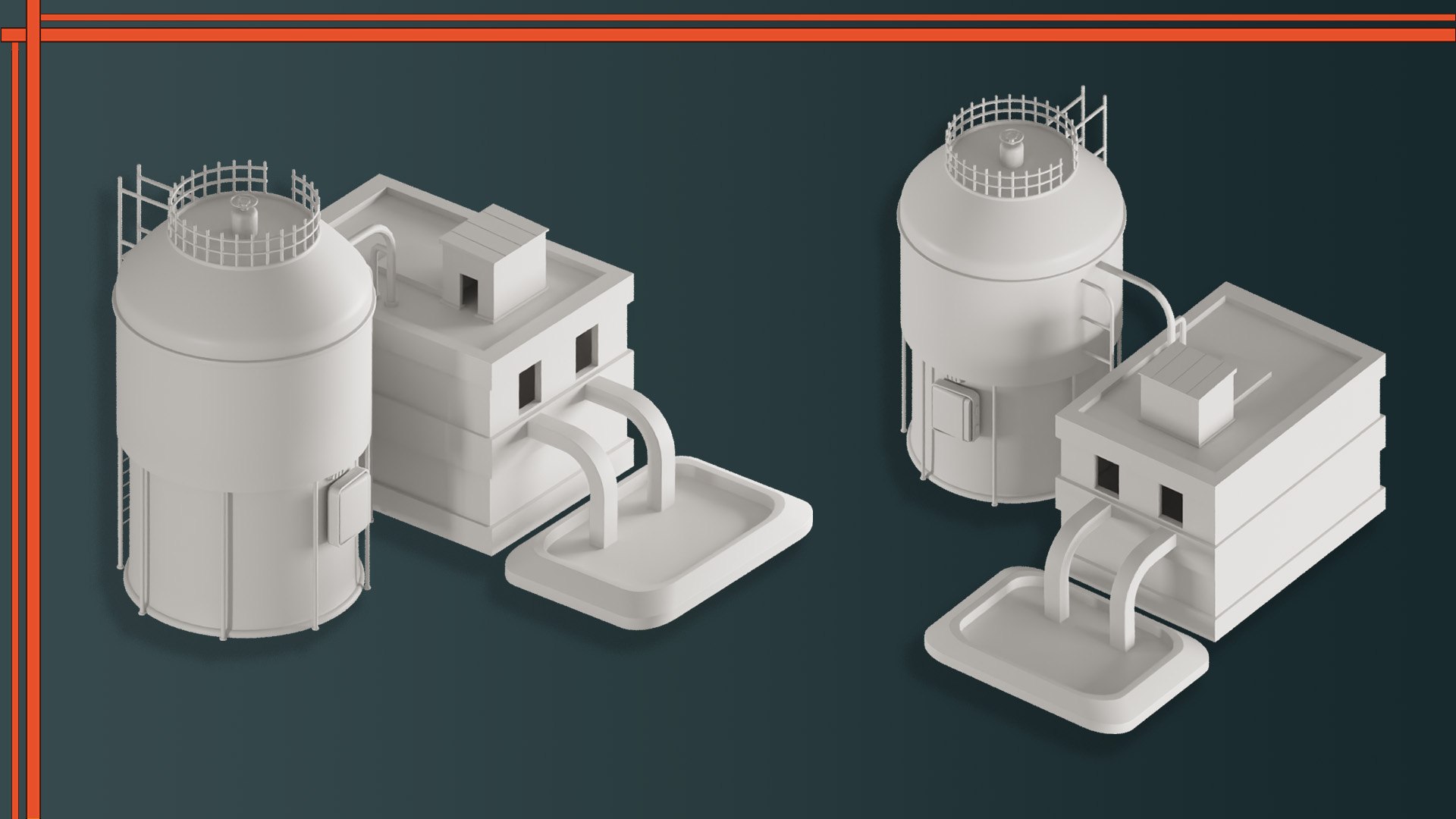 Factory Units VOL-05 3D Model - TurboSquid 2225776