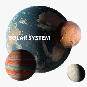 Solar System 3D model