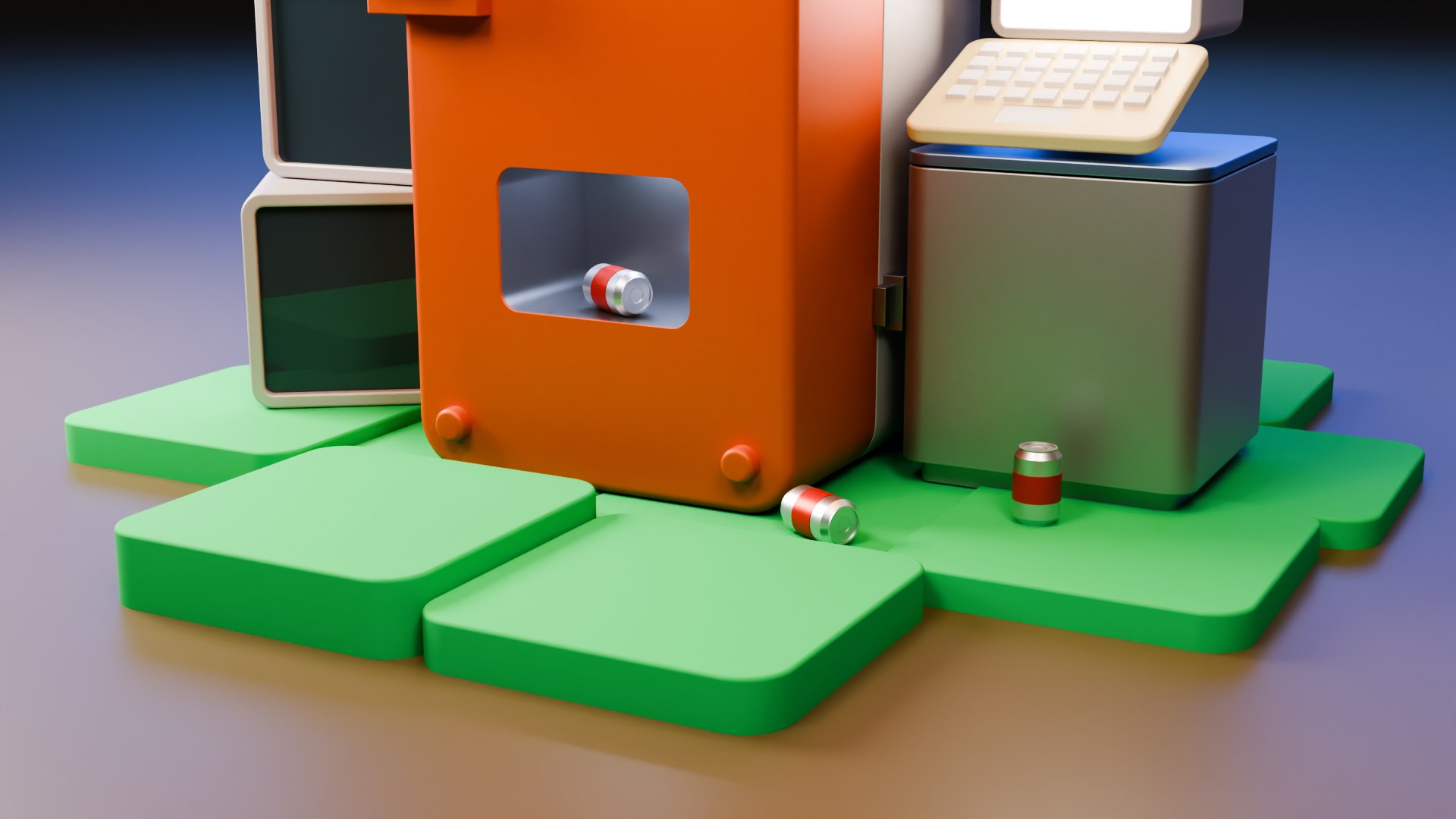 3D Modern Vending Machine 3D Scene https://p.turbosquid.com/ts-thumb/fb/OnTaAW/5w/drinkmachine4/png/1743773783/1920x1080/fit_q87/9c1849bd4d251673c791b766c2c63205cd8ee5f7/drinkmachine4.jpg