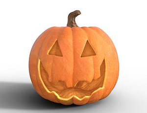 Haunted Halloween Pumpkin 3D model