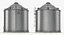 3d model grain bin