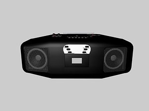 radio cd player 3d model