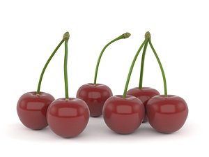 3D cherry fruit