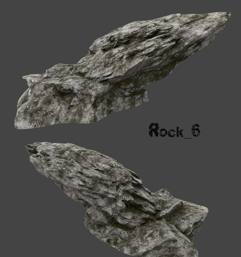 Rock Old Forest 3D Model - TurboSquid 1213401