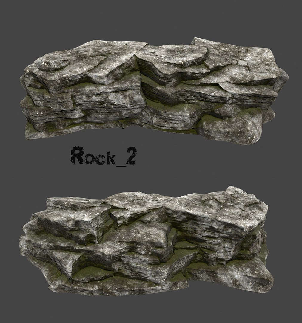 Rock old forest 3D model - TurboSquid 1213401