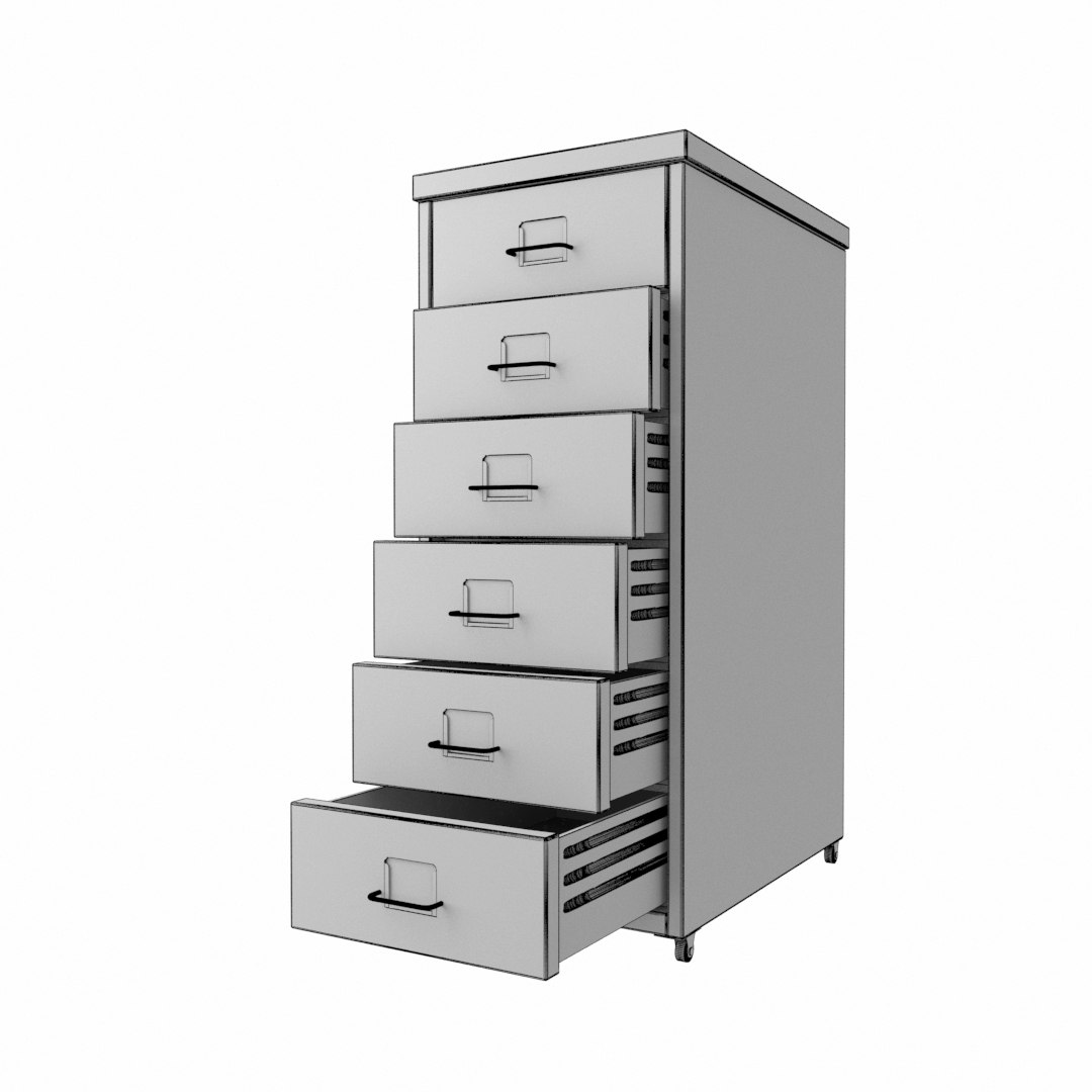 3d ikea helmer drawer