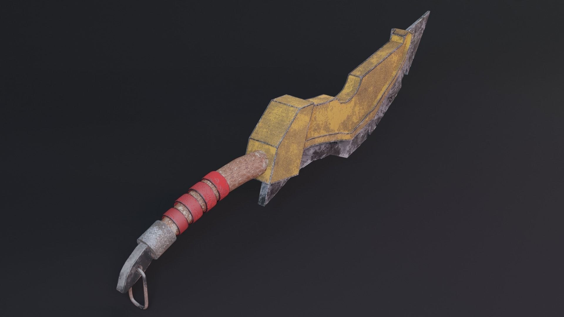 Sword Game Ready Low Poly PBR 3D Model 3D - TurboSquid 2183713