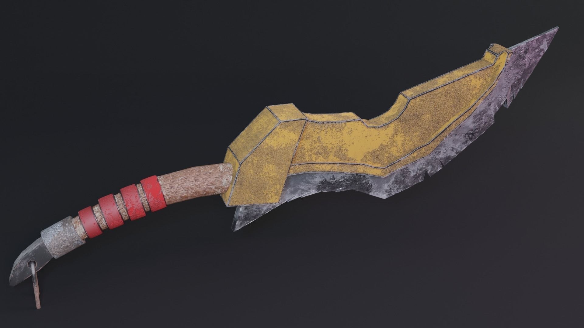 Sword Game Ready Low Poly PBR 3D Model 3D - TurboSquid 2183713