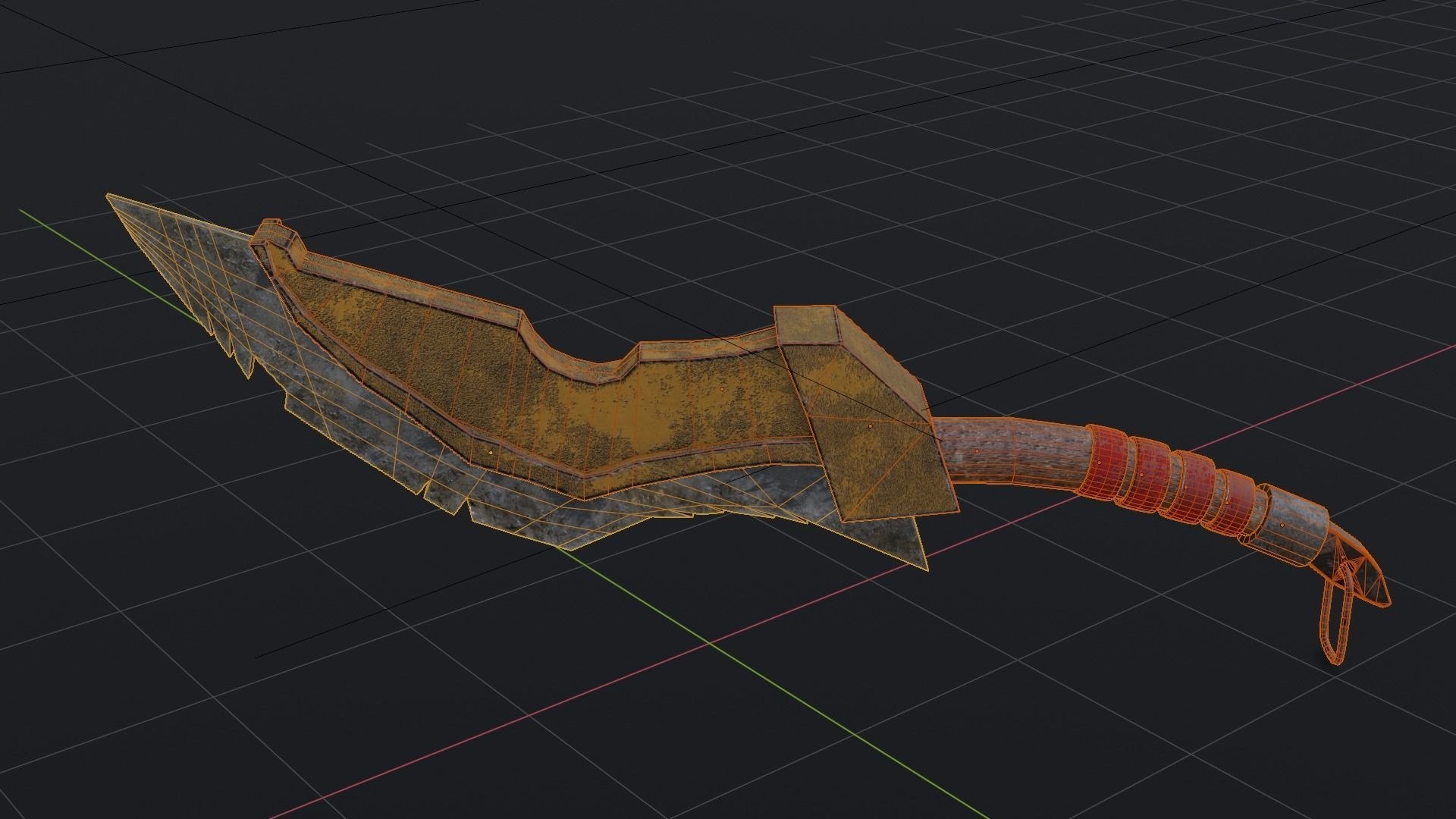 Sword Game Ready Low Poly PBR 3D Model 3D - TurboSquid 2183713